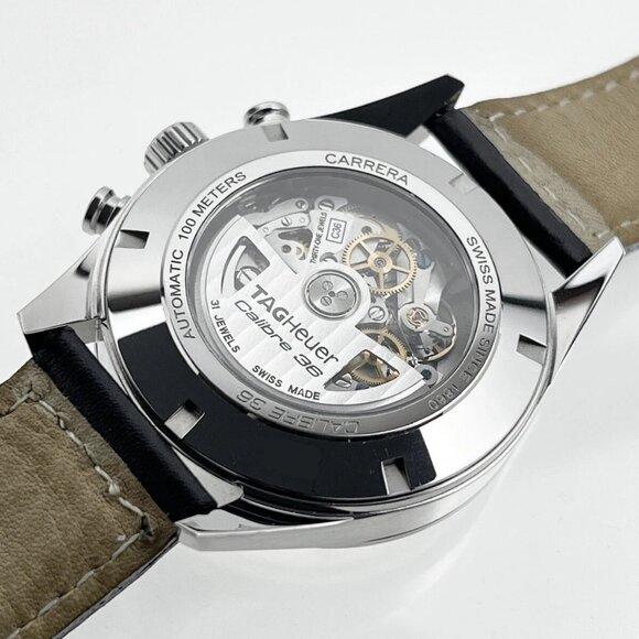 Tag Heuer Carrera Flyback Chronograph 43mm Stainless Steel CAR2B11 Gray Dial - Picture 8 of 8